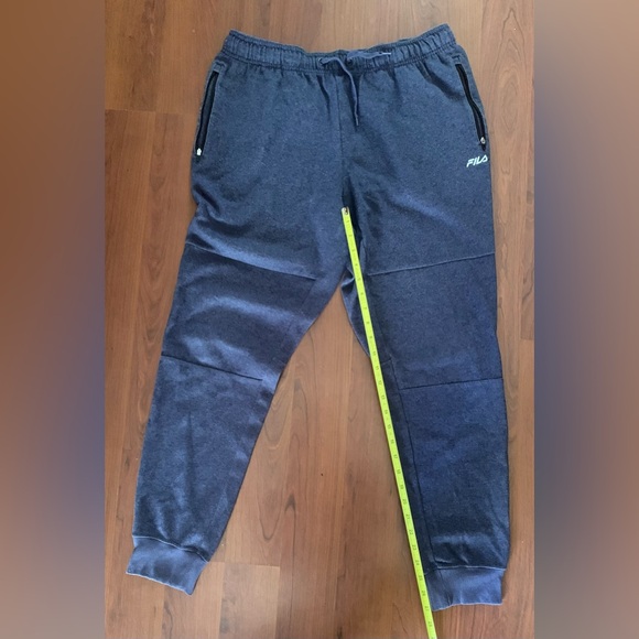 FILA Men’s Tapered Sweatpants Blue Size Large - Picture 6 of 7